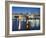 BC Place Stadium and Residential City Buildings, False Creek, Vancouver, British Columbia, Canada-Christian Kober-Framed Photographic Print