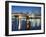 BC Place Stadium and Residential City Buildings, False Creek, Vancouver, British Columbia, Canada-Christian Kober-Framed Photographic Print