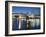 BC Place Stadium and Residential City Buildings, False Creek, Vancouver, British Columbia, Canada-Christian Kober-Framed Photographic Print