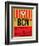 BCN Barcelona Luggage Tag 1-NaxArt-Framed Art Print