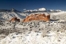 Snow at the Garden of the Gods-bcoulter-Photographic Print