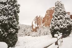 Pike's Peak and the Gardern of the Gods-bcoulter-Photographic Print