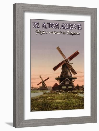 Be A Don Quixote-Wilbur Pierce-Framed Art Print