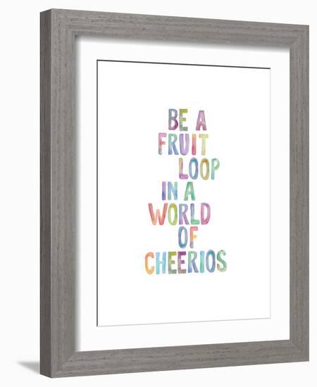 Be A Fruit Loop-Brett Wilson-Framed Art Print