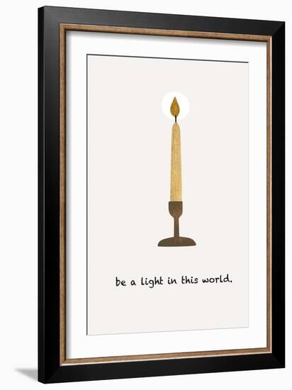 Be a Light-Kubistika-Framed Giclee Print