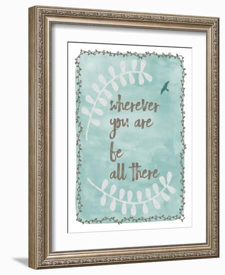 Be All There-Erin Clark-Framed Giclee Print