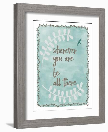 Be All There-Erin Clark-Framed Giclee Print