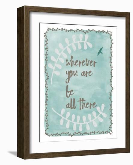 Be All There-Erin Clark-Framed Giclee Print