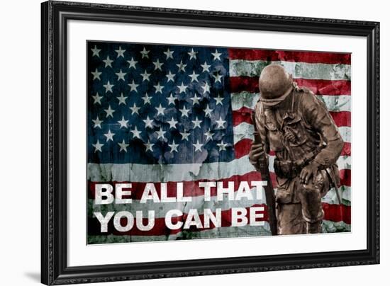 Be All You Can Be Soldier Poster-null-Framed Photo