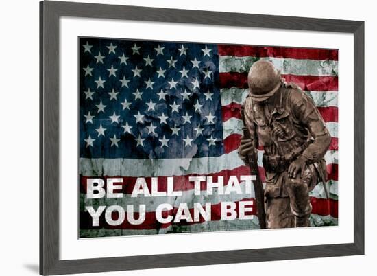 Be All You Can Be Soldier Poster-null-Framed Photo