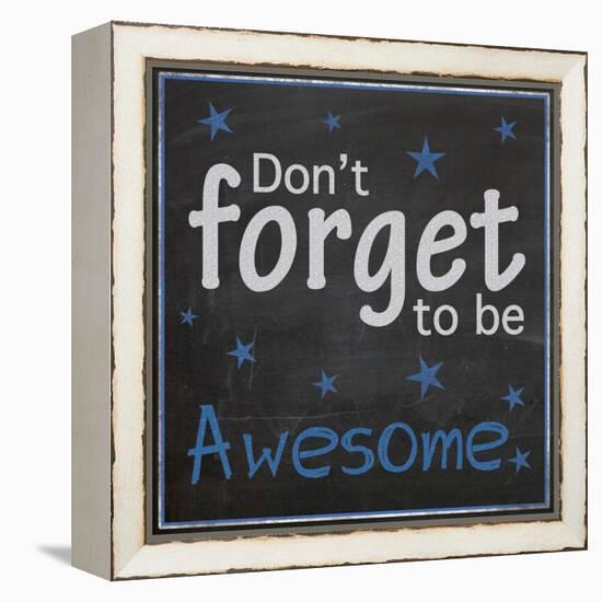 Be Awesome-Lauren Gibbons-Framed Stretched Canvas