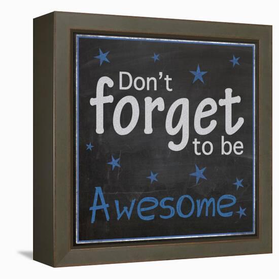 Be Awesome-Lauren Gibbons-Framed Stretched Canvas