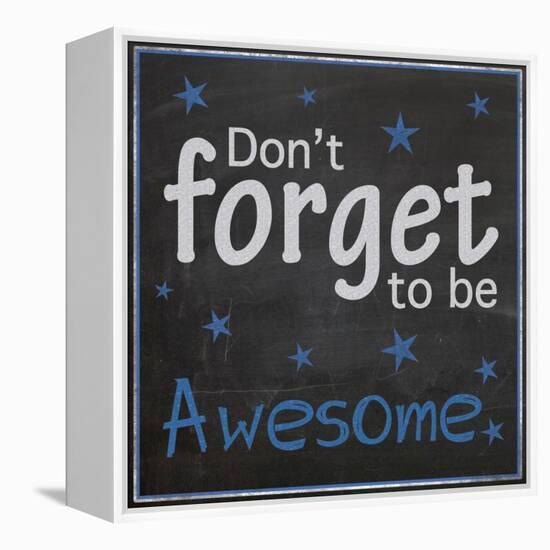 Be Awesome-Lauren Gibbons-Framed Stretched Canvas