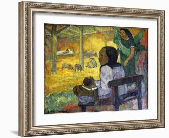 Be Be (Nativit), 1896-Paul Gauguin-Framed Giclee Print