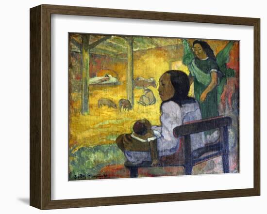 Be Be (Nativit), 1896-Paul Gauguin-Framed Giclee Print