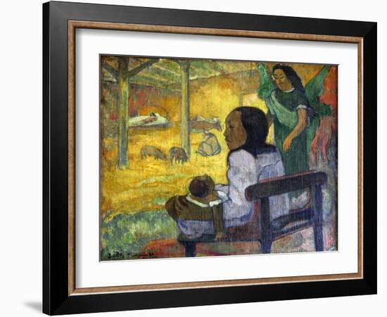 Be Be (Nativit), 1896-Paul Gauguin-Framed Giclee Print