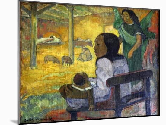 Be Be (Nativit), 1896-Paul Gauguin-Mounted Giclee Print