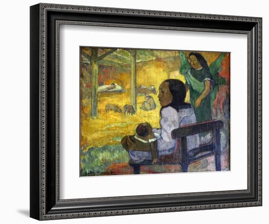 Be Be (Nativit), 1896-Paul Gauguin-Framed Giclee Print