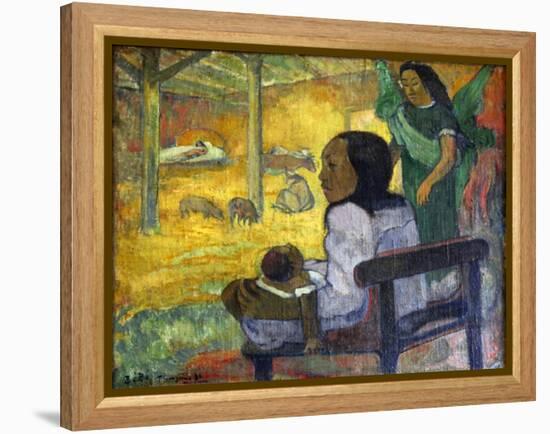 Be Be (Nativit), 1896-Paul Gauguin-Framed Premier Image Canvas