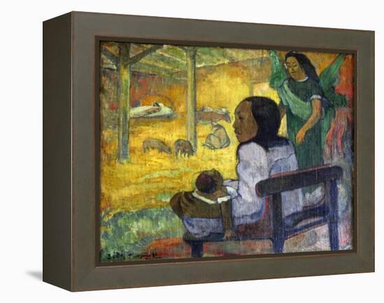 Be Be (Nativit), 1896-Paul Gauguin-Framed Premier Image Canvas