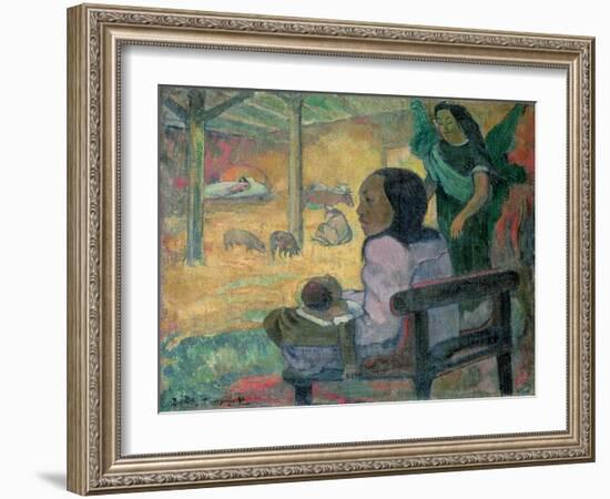 Be be (The Nativity), 1896-Paul Gauguin-Framed Giclee Print