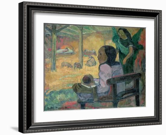 Be be (The Nativity), 1896-Paul Gauguin-Framed Giclee Print