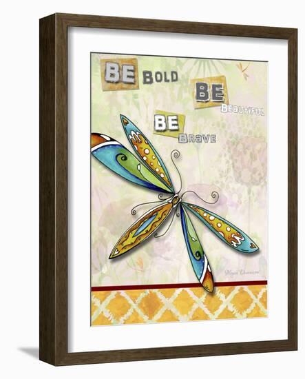 Be Bold Be Brave Be Beautiful-Megan Aroon Duncanson-Framed Giclee Print