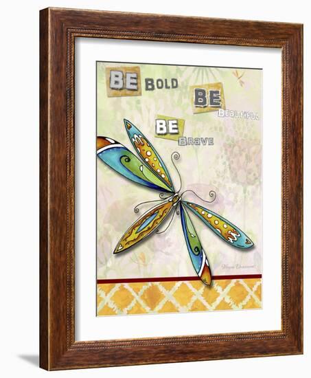 Be Bold Be Brave Be Beautiful-Megan Aroon Duncanson-Framed Giclee Print