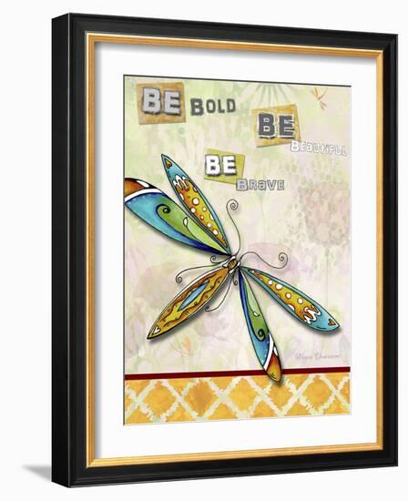 Be Bold Be Brave Be Beautiful-Megan Aroon Duncanson-Framed Giclee Print