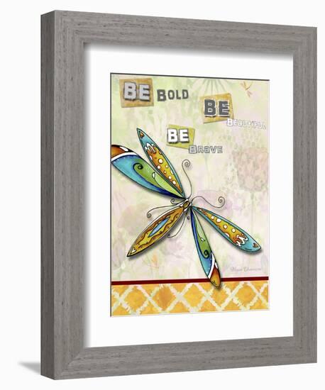 Be Bold Be Brave Be Beautiful-Megan Aroon Duncanson-Framed Giclee Print