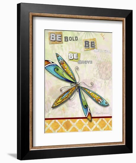 Be Bold Be Brave Be Beautiful-Megan Aroon Duncanson-Framed Giclee Print