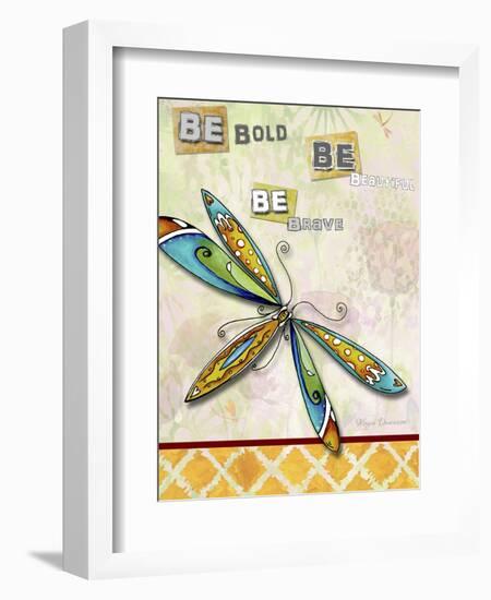 Be Bold Be Brave Be Beautiful-Megan Aroon Duncanson-Framed Giclee Print