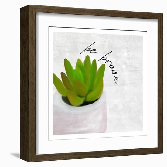 Be Brave 1-Kimberly Allen-Framed Art Print