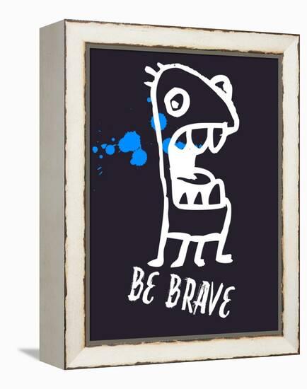 Be Brave 2-Lina Lu-Framed Stretched Canvas