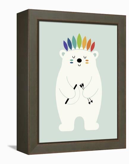 Be Brave Polar-Andy Westface-Framed Premier Image Canvas