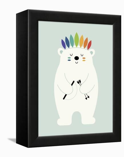 Be Brave Polar-Andy Westface-Framed Premier Image Canvas