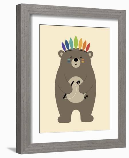 Be Brave-Andy Westface-Framed Premium Giclee Print