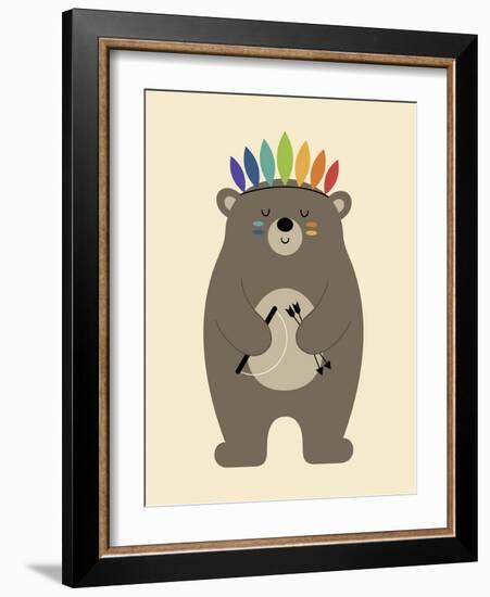 Be Brave-Andy Westface-Framed Premium Giclee Print
