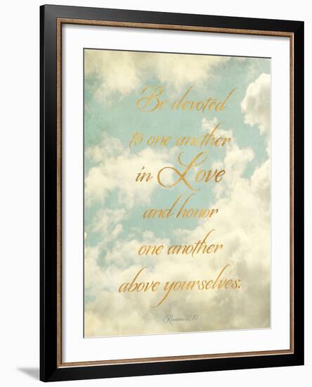 Be Devoted and Love One Another-Sarah Gardner-Framed Photo