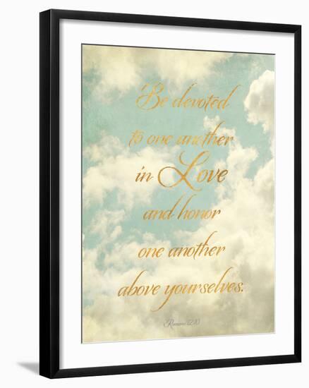 Be Devoted and Love One Another-Sarah Gardner-Framed Photo