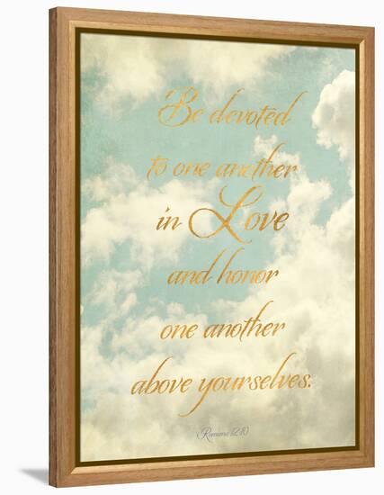 Be Devoted and Love One Another-Sarah Gardner-Framed Stretched Canvas