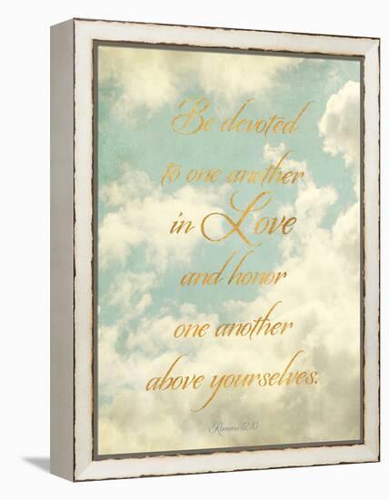 Be Devoted and Love One Another-Sarah Gardner-Framed Stretched Canvas