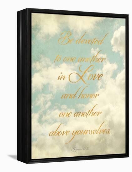 Be Devoted and Love One Another-Sarah Gardner-Framed Stretched Canvas