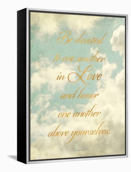Be Devoted and Love One Another-Sarah Gardner-Framed Stretched Canvas