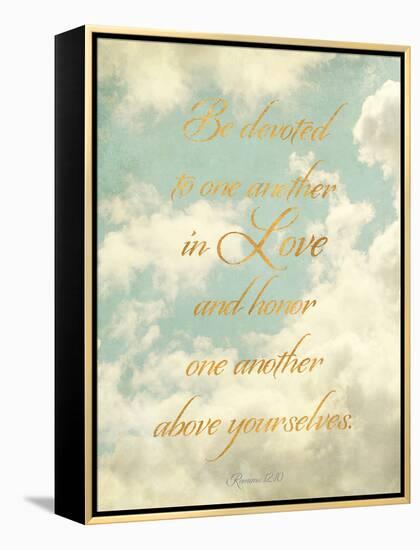 Be Devoted and Love One Another-Sarah Gardner-Framed Stretched Canvas