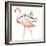 Be Different Flamingo II-Tiffany Hakimipour-Framed Art Print