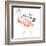 Be Different Flamingo II-Tiffany Hakimipour-Framed Art Print