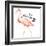 Be Different Flamingo II-Tiffany Hakimipour-Framed Art Print