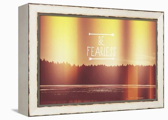 Be Fearless-Vintage Skies-Framed Premier Image Canvas