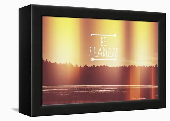 Be Fearless-Vintage Skies-Framed Premier Image Canvas